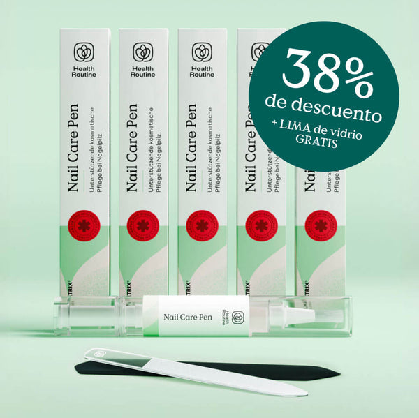 5x Nail Care Pen + GRATUITA Lima de vidrio